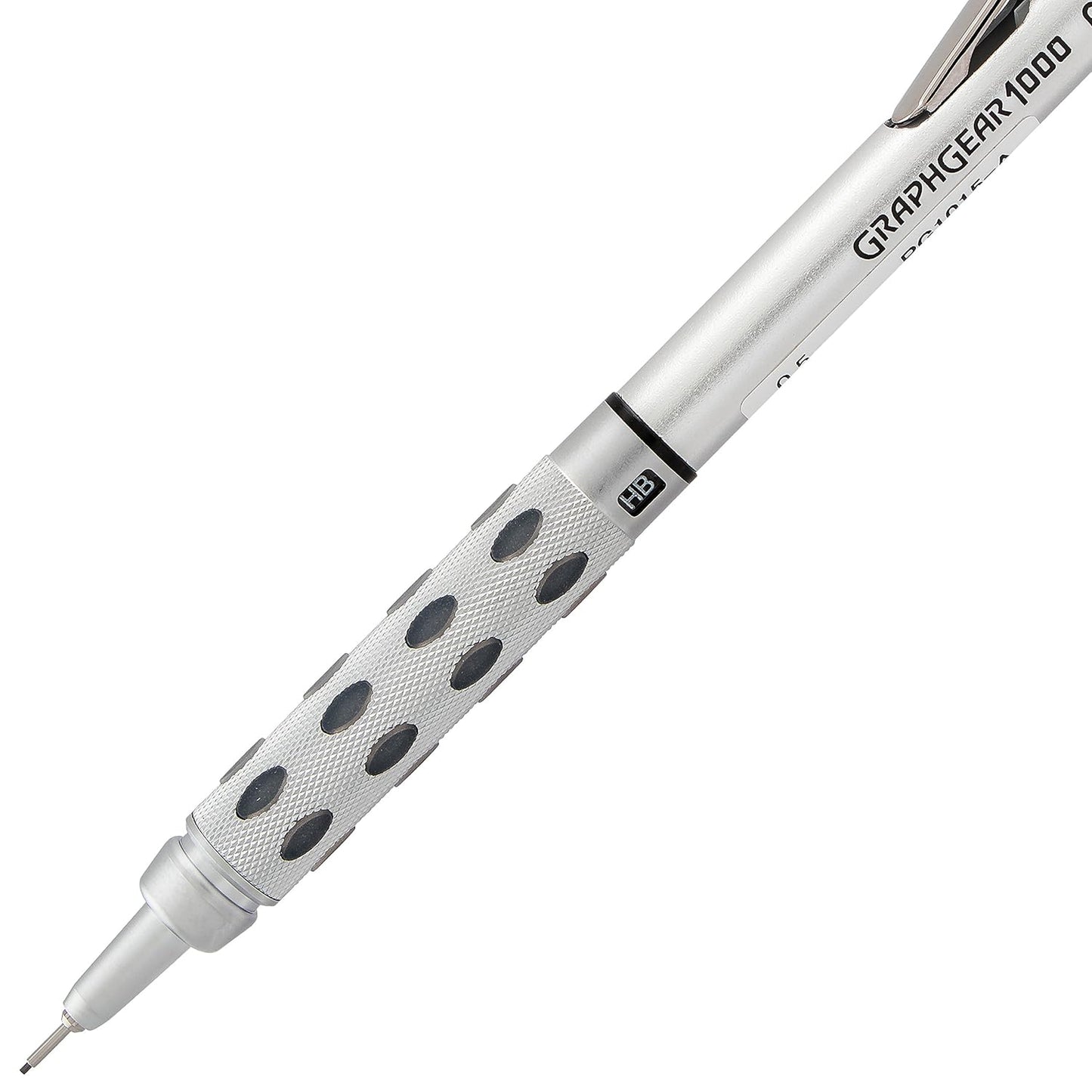 Pentel PG1013 Drafting Pencil (SILVER, Pack of 1)