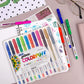 Linc Geltonic Colorpuff Multicolor Gel Pen with Hard Box Case, Set Of 12 Ink Colors, Pack Of 1