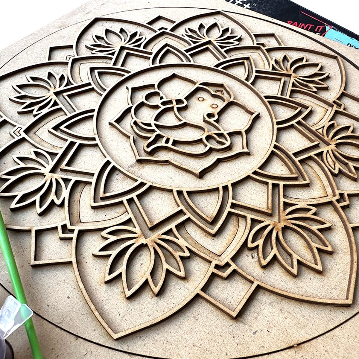 iCraft DIY Mandala Art Kit - Ganesha Design - 10x10