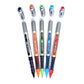 uni-ball Eye UB157 0.7mm Roller Ball Pen (Black, Red, Orange, Light Green & Light Blue, Pack of 5)