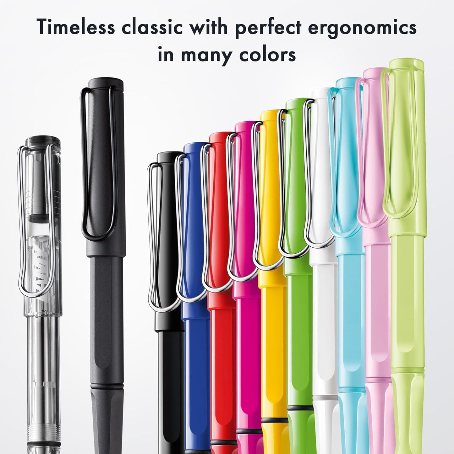 LAMY 4001112 Safari Yellow Body Medium Tip Black Ink Roller Ball Pen