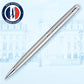 Waterman Hemisphere Ballpoint Pen, Medium Point, Stainless Steel with Chrome Trim, Blue Ink, Pack Of 1