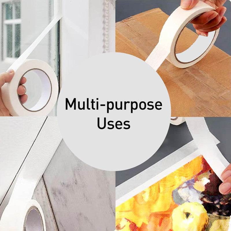 NUOVI Masking Tape (20mtr X 1inch, Off White)