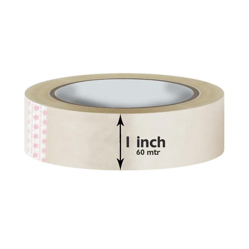 NUOVI BOPP Tape (65mtr X 24mm, Transparent)