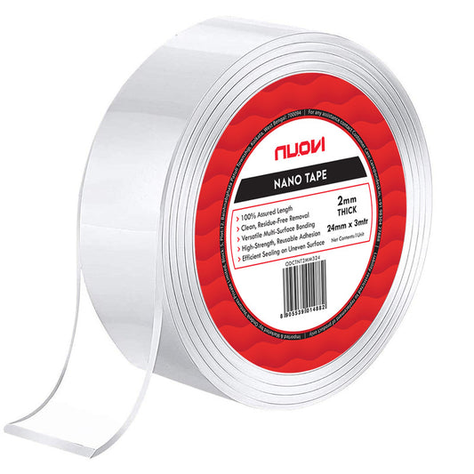 NUOVI Nano Tape (3mtr X 24mm, Transparent)
