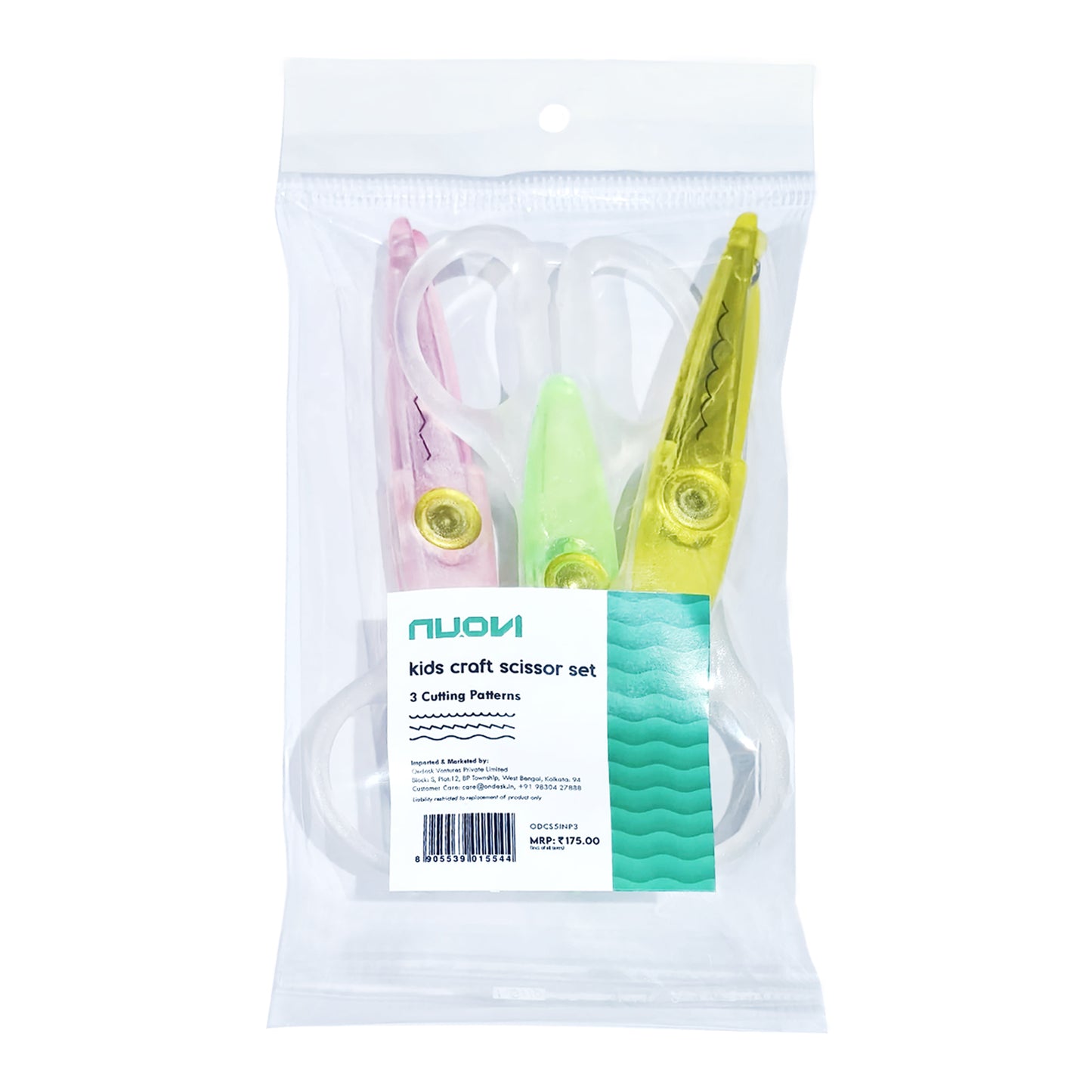 NUOVI Kids Craft Scissor (Set of 3)