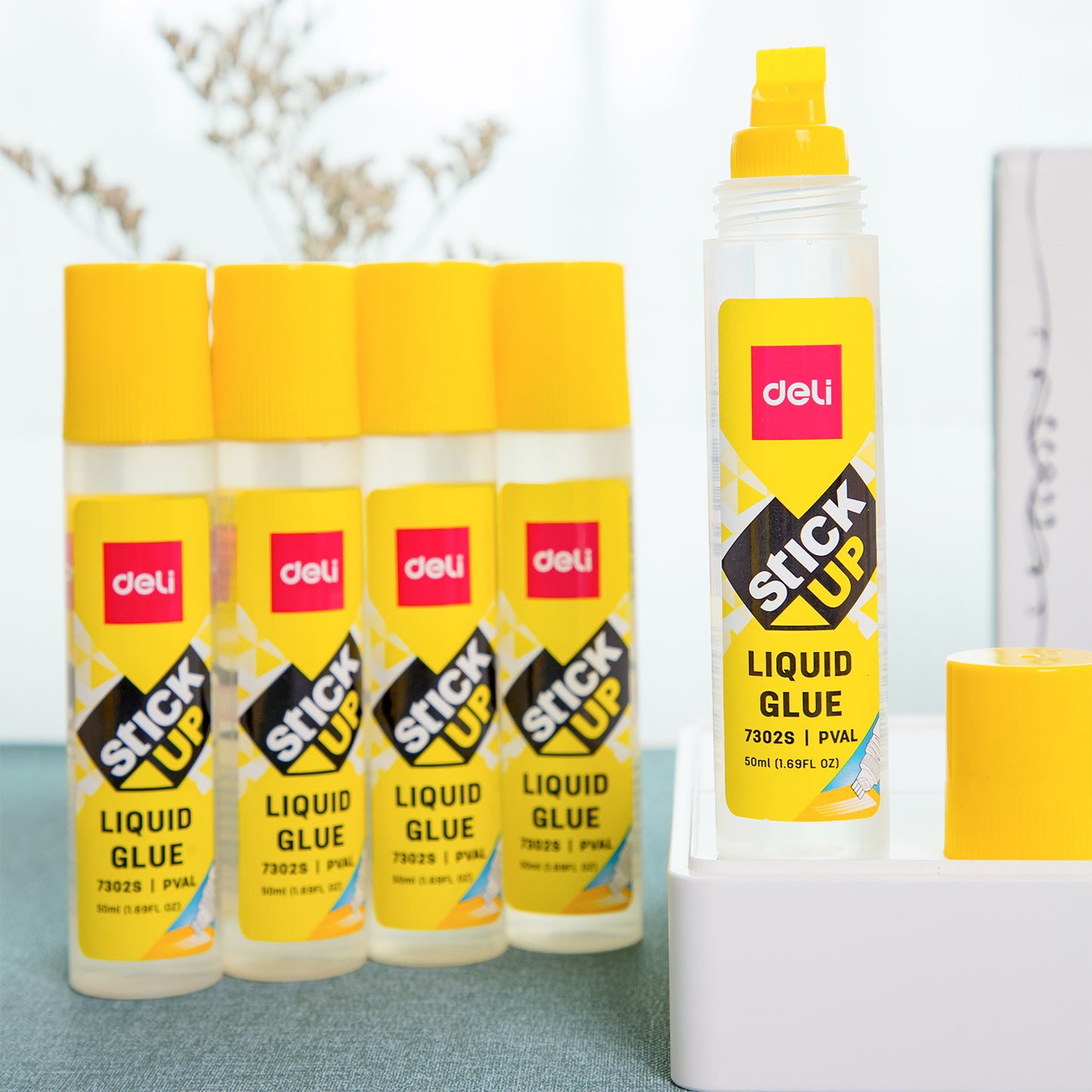 Deli W7302S Liquid Glue (50 Ml,Pack of 1)