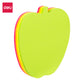 Deli WA03202 Shape Sticky Notes, 3"  3", 420sheets (Pack of 1, Color May Vary)