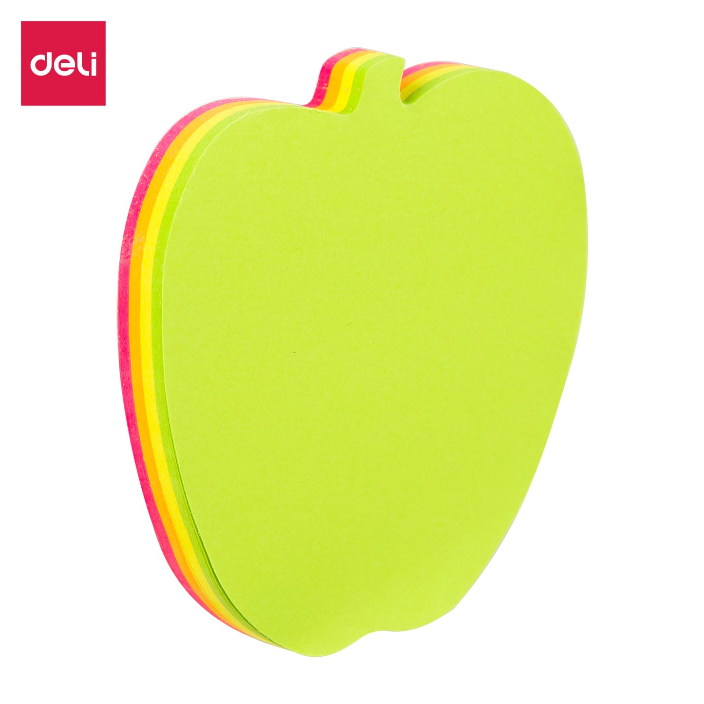 Deli WA03202 Shape Sticky Notes, 3"  3", 420sheets (Pack of 1, Color May Vary)