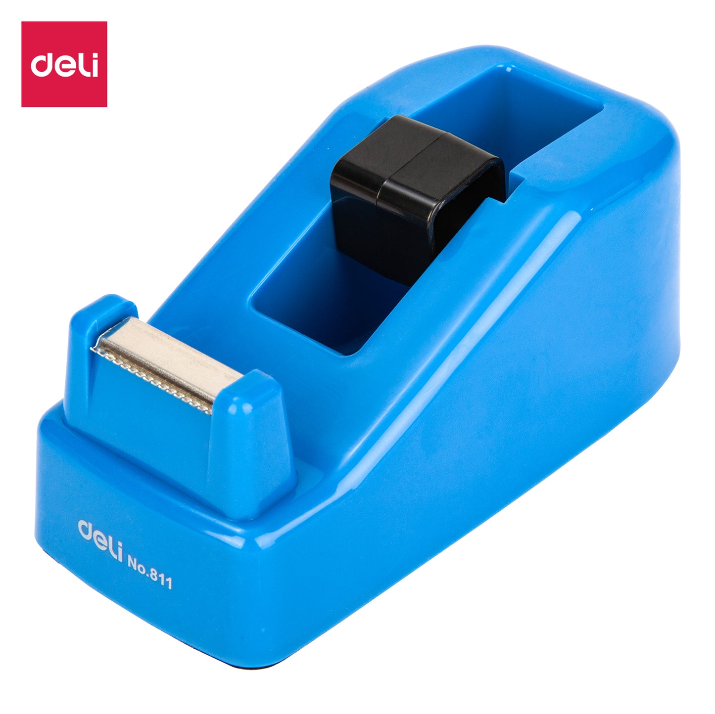 Deli W811 Tape Dispenser, 120X60X50mm (Pack of 1, Color May Vary)