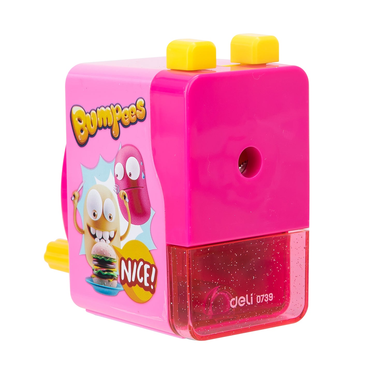 Deli W0739 Rotary Pencil Sharpener, Pack of 1 (Color May Vary)