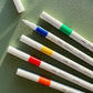 uni-ball Emott SY1 Water Based Fineliner Pens, Yellow, Green, Red, Black & Blue Ink, Set of 5