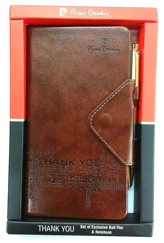 Pierre Cardin Thank You Set, Diary and Pen Combo, Blue Ink, Pack of 1