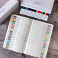 uni-ball Emott SY40 Water Based Fineliner Pens Set 8 Unique Color Groups, Multicolour Ink, Set of 40
