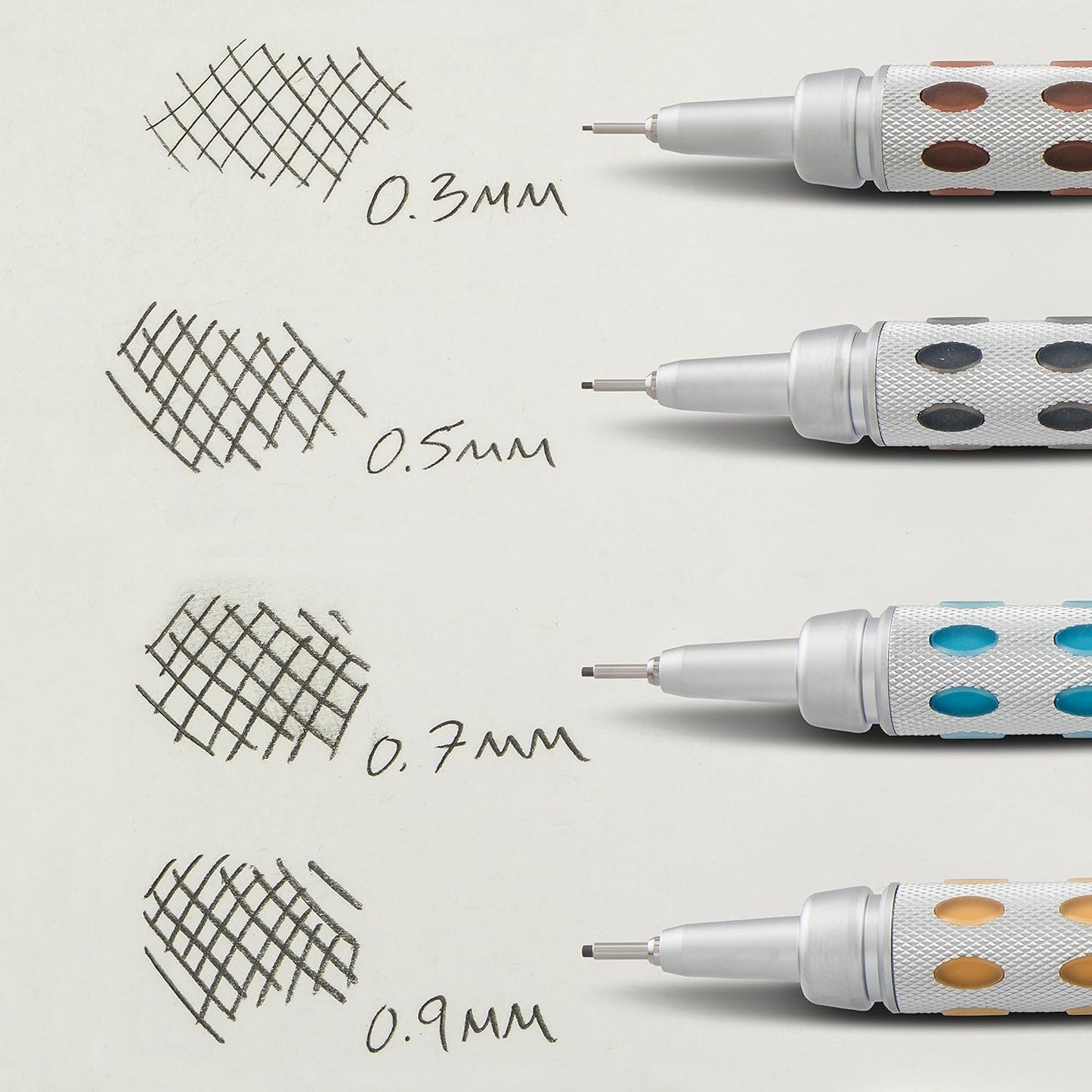 Pentel PG1013 Drafting Pencil (SILVER, Pack of 1)