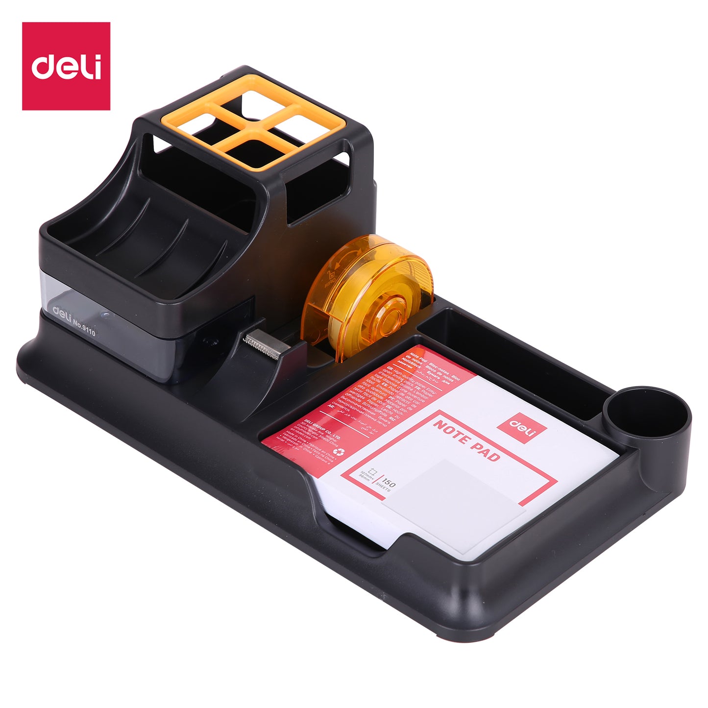 Deli W9110 Versatile Pen Stand (Pack of 1, Color May Vary)