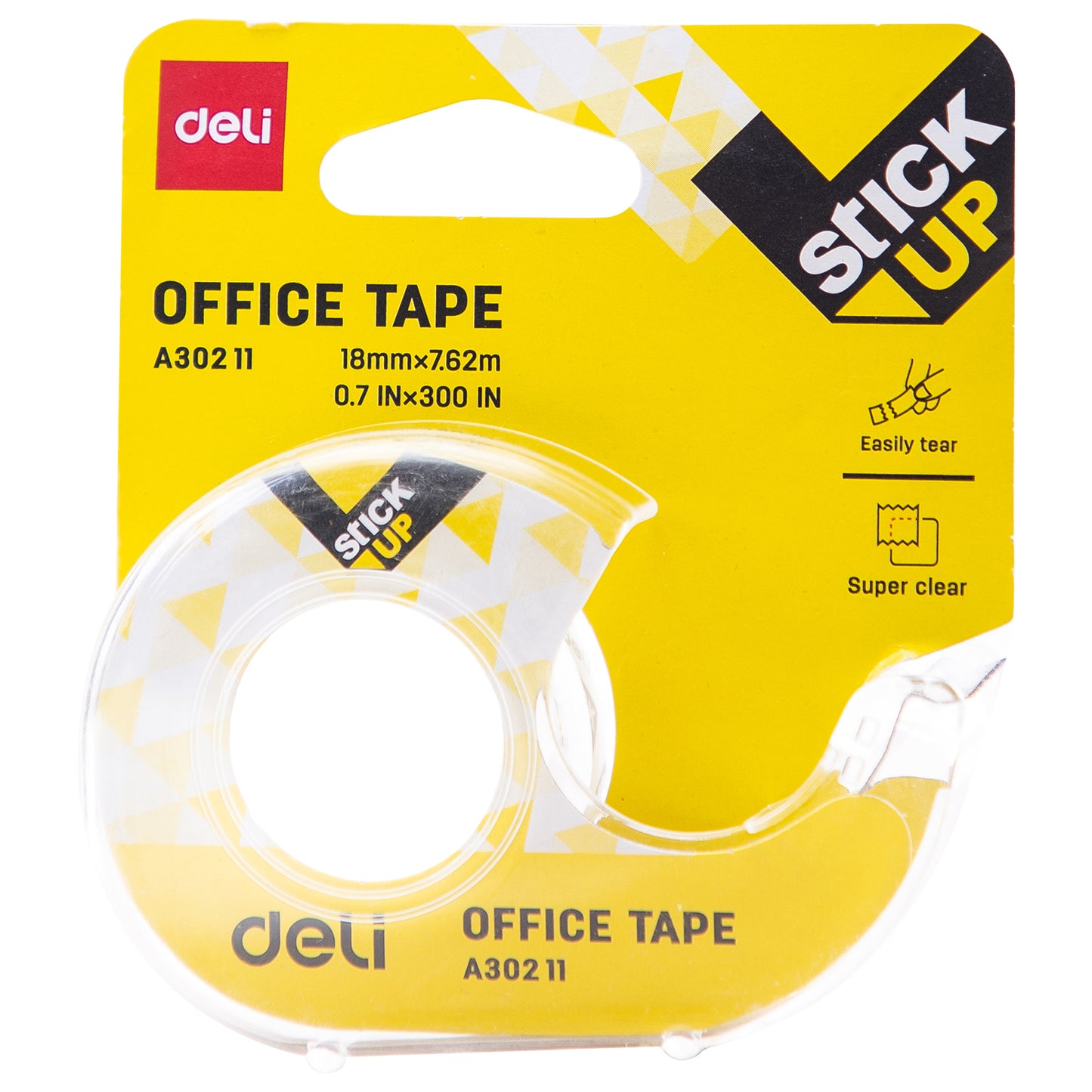 Deli A30211 Super Clear Office Tape 18 Mm X 7.62m
