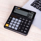 Deli WM01120 Desktop Calculator (Black, Pack of 1)