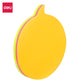Deli WA03202 Shape Sticky Notes, 3"  3", 420sheets (Pack of 1, Color May Vary)