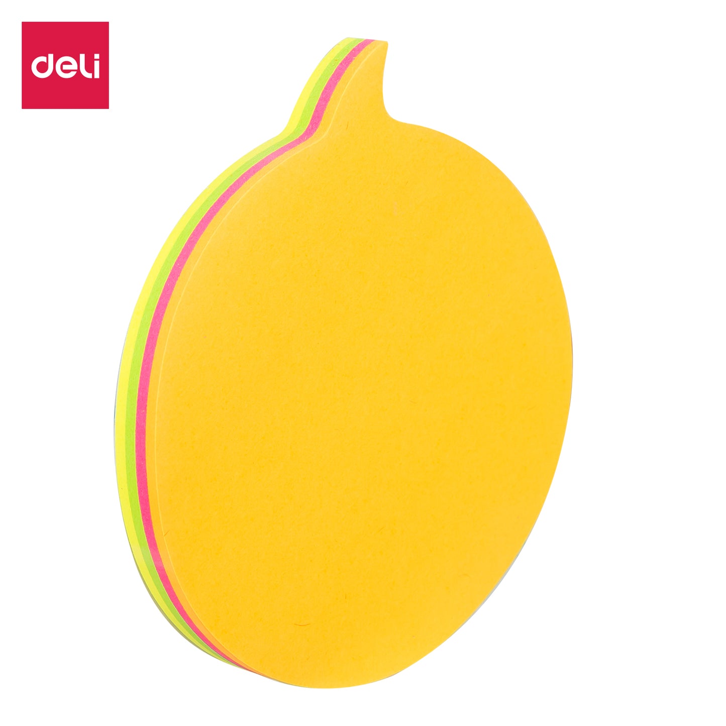 Deli WA03202 Shape Sticky Notes, 3"  3", 420sheets (Pack of 1, Color May Vary)