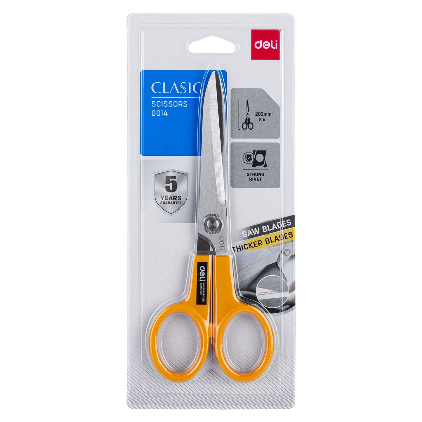 Deli W6014 Scissors (Pack of 1,Color May Vary)