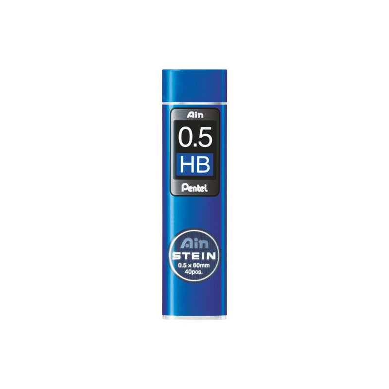 Pentel Ain Stein 0.5mm HB Mechanical Pencil Lead, Pack of 40 (C275-HB)