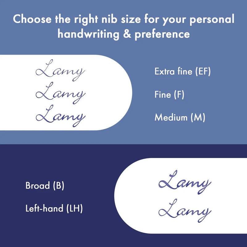LAMY Vista Fountain Pen Fine Nib, Transparent Body, with T-10 Blue Ink cartridge and Z-28 converter