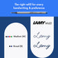LAMY Safari Rollerball Pen Medium Tip, Black Body, With LAMY M63 Refill, Black Ink