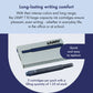 LAMY T10 Fountain Pen Ink Cartridges, Blue-Black Ink, Pack Of 5 Cartridges