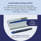 LAMY T10 Fountain Pen Ink Cartridges, Blue Ink, Pack Of 5 Cartridges