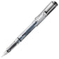LAMY Vista Fountain Pen Extra Fine Nib, Transparent Body, with T-10 Blue Ink cartridge and Z-28 converter