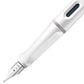 LAMY Safari Fountain Pen Medium Nib, White Body, With Blue T-10 Cartridge & Z-28 Converter