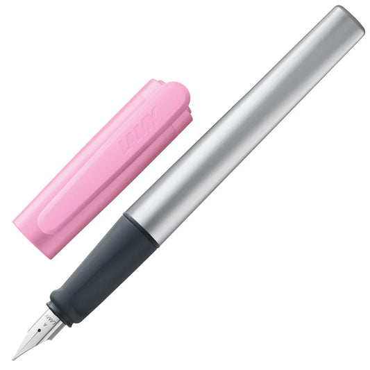 LAMY Nexx Fountain Pen A Nib, Rose Body, Blue Ink