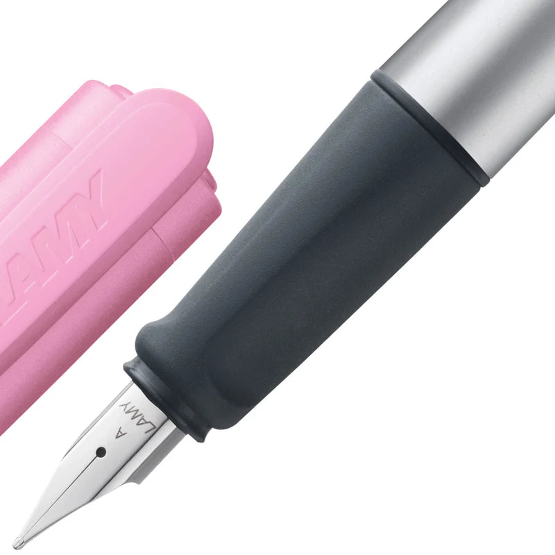 LAMY Nexx Fountain Pen A Nib, Rose Body, Blue Ink