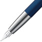 LAMY Studio Fountain Pen Fine Tip, Imperial Blue Body, Blue Ink