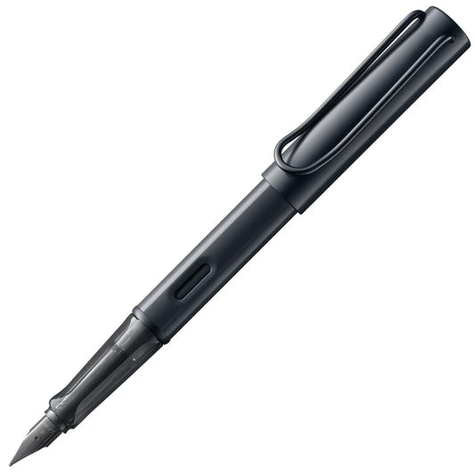 LAMY Al-Star Fountain Pen Medium Tip, Black Body, Blue Ink