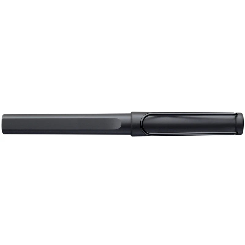 LAMY Safari Rollerball Pen Medium Tip, Umbra Black Body, With LAMY M63 Refill, Black Ink