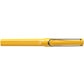 LAMY Safari Rollerball Pen Medium Tip, Yellow Body, With LAMY M63 Refill, Black Ink