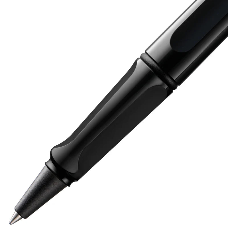 LAMY Safari Rollerball Pen Medium Tip, Black Body, With LAMY M63 Refill, Black Ink