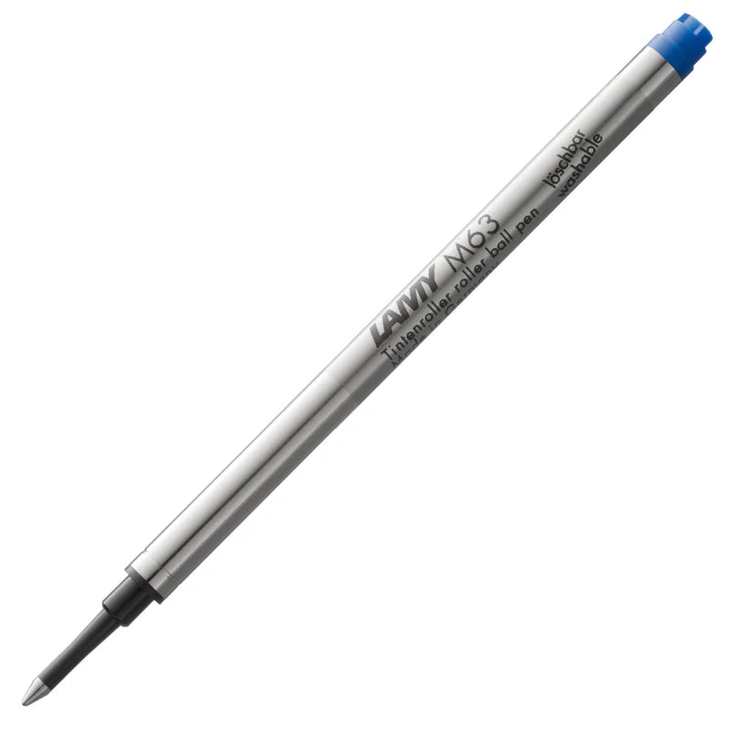 LAMY M63 Roller Ball Pen Refill, Medium Tip, Blue Ink