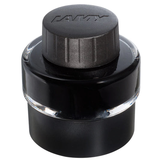 LAMY T51 30 ml Fountain Pen Ink Bottle Box Pack, Plastic Base, Black Ink