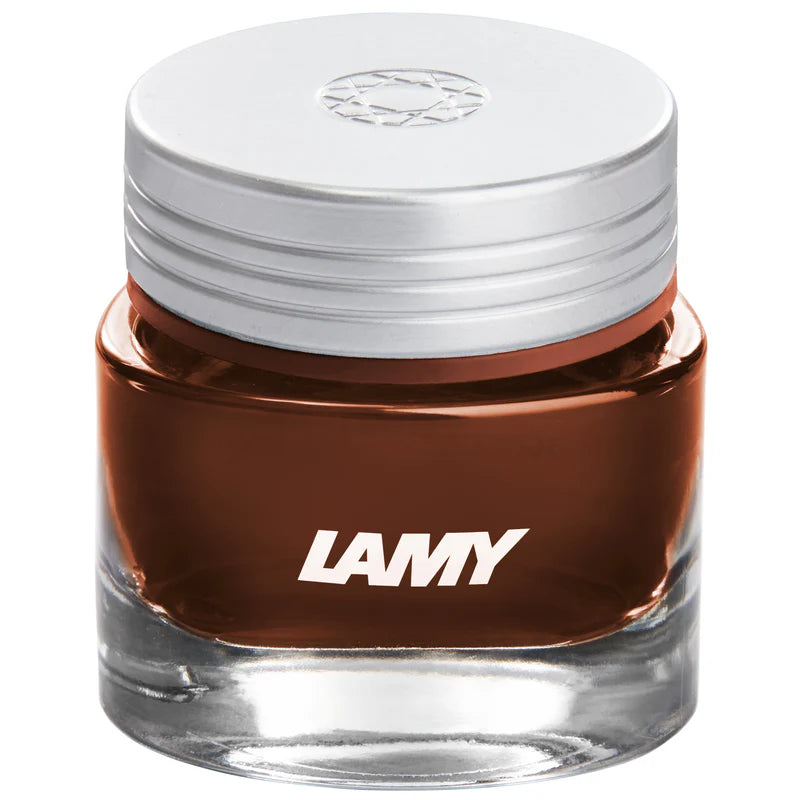 LAMY T53 Ink Bottle, Topaz 500 - Brown Crystal Ink (30ml)