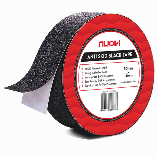 NUOVI Anti-Skid Tape (18mtr X 50mm, Black)