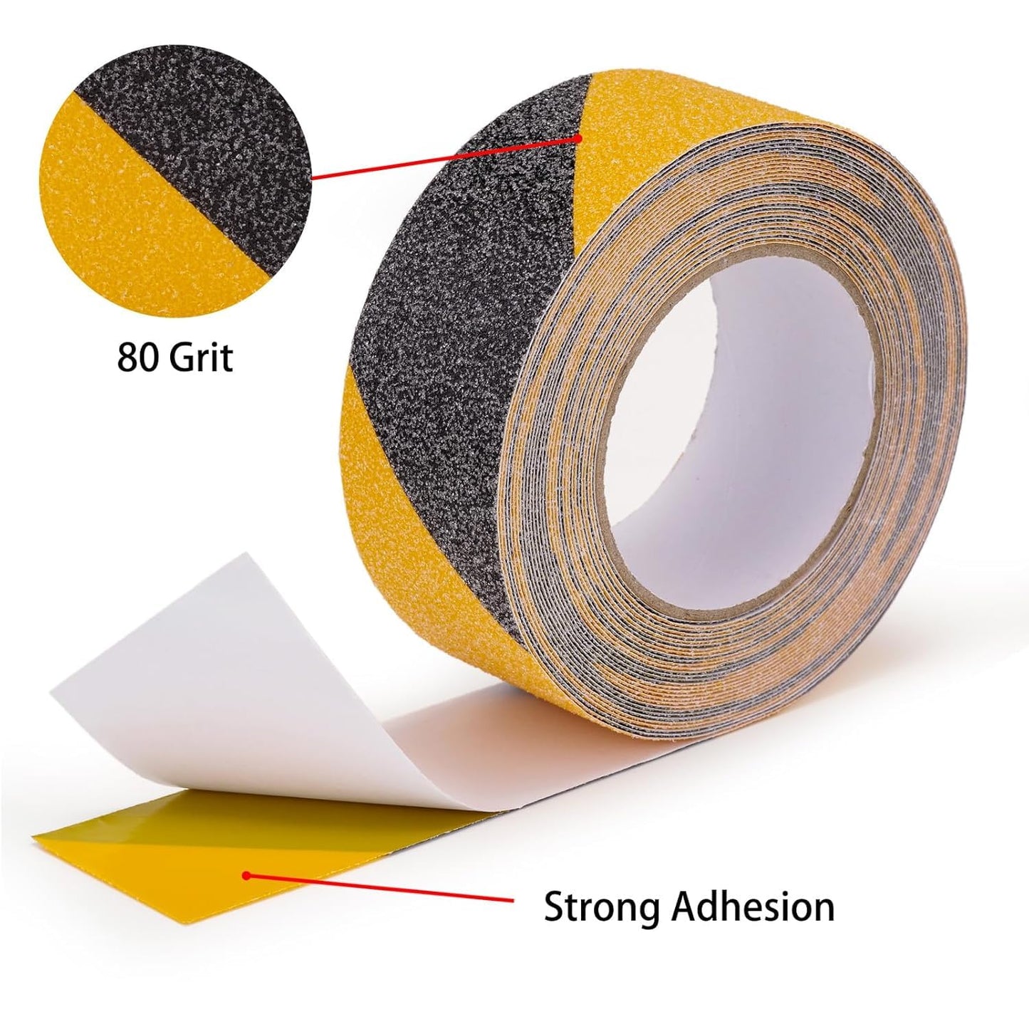 NUOVI Anti-Skid Tape (5mtr X 50mm, Black & Yellow)