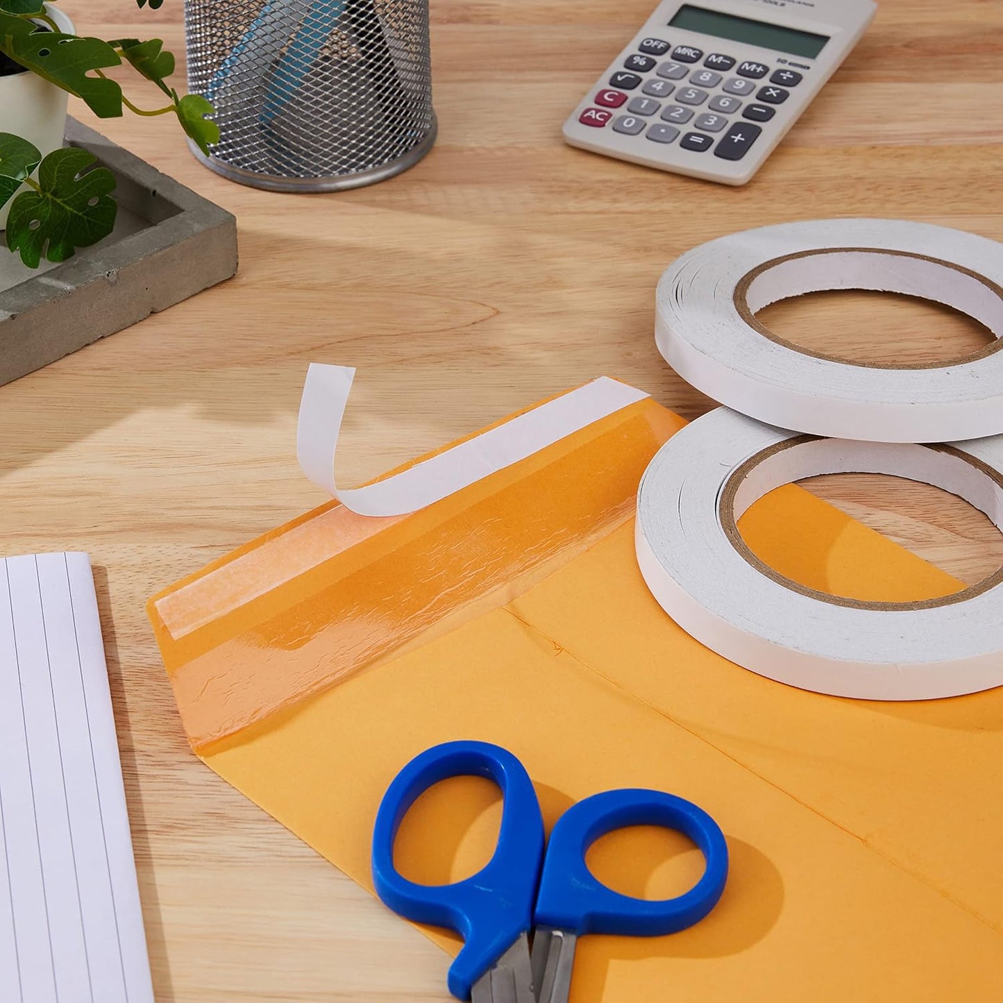 NUOVI Double Sided Tissue Tape (30mtr, Transparent)