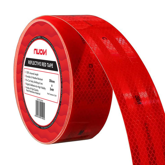 NUOVI Reflective Tape (5mtr X 50mm, Red)