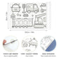 NUOVI Drawing Roll (Travel Theme)