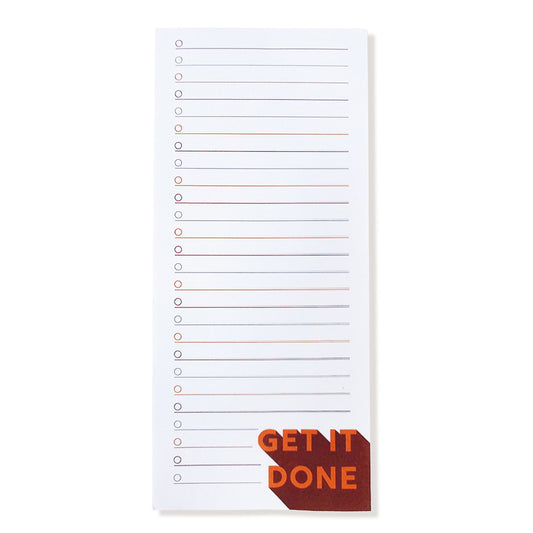 NUOVI Get It Done Magnetic Memo Pad (60 Tear-Off Sheets)