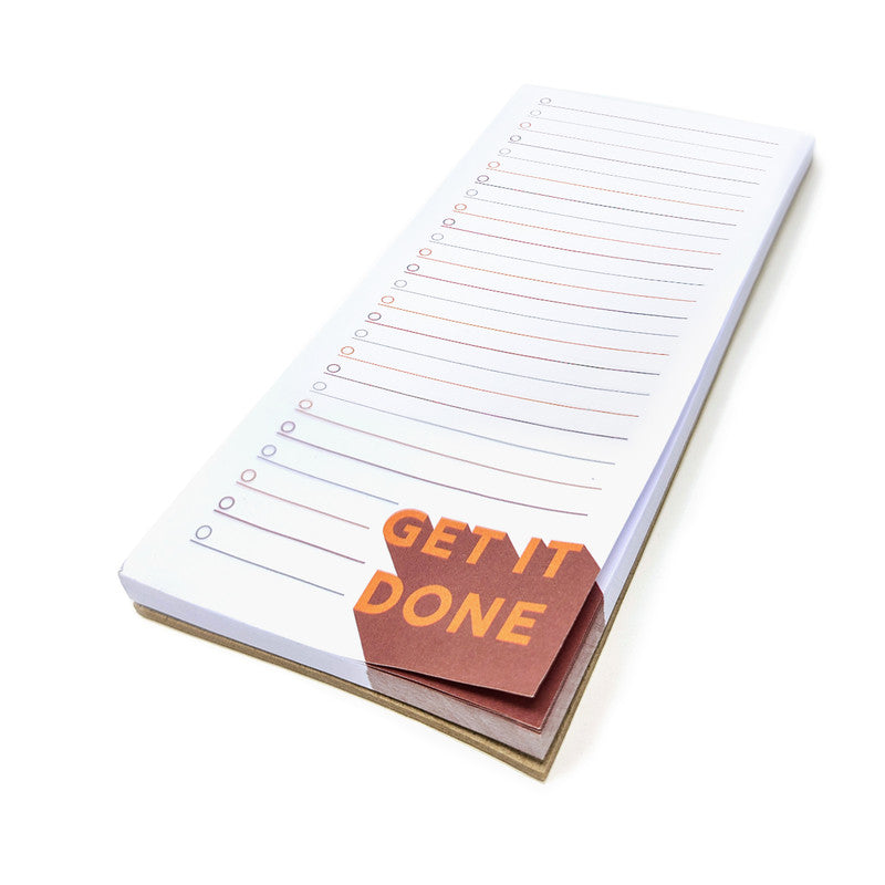 NUOVI Get It Done Magnetic Memo Pad (60 Tear-Off Sheets)