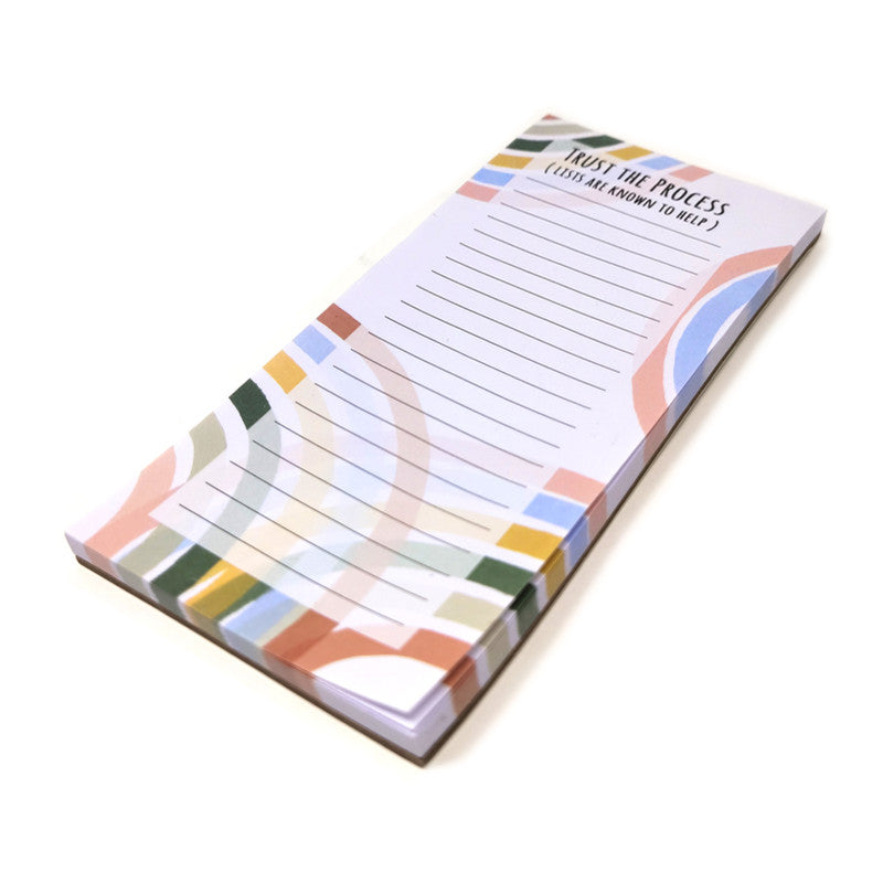 NUOVI Trust The Process Magnetic Memo Pad (60 Tear-Off Sheets)